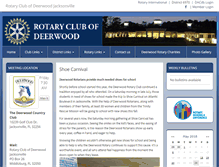 Tablet Screenshot of deerwoodrotary.org